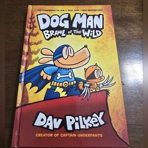 scholastic Dog man brawl of the wild hardcover comic book by dav pilkey